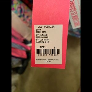 Lily Pulitzer corisca blue beach palazzo(new with tags)